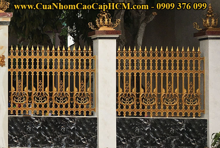 Hàng rào nhôm đúc | Mẫu hàng rào đẹp và báo giá
