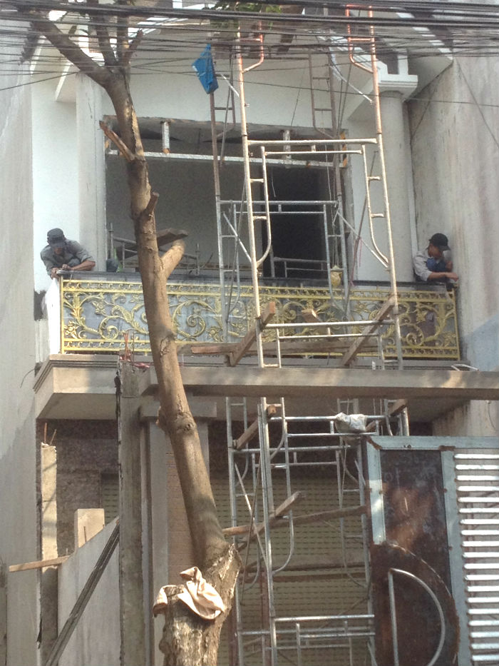 Công trình lan can nhôm đúc Mỹ Tho - Tiền Giang