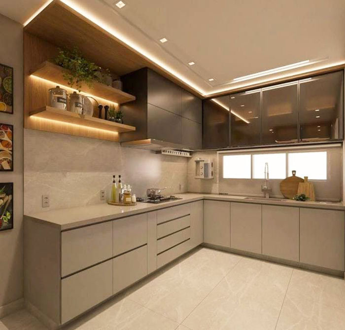 Mẫu tủ bếp đẹp, tủ bếp gỗ công nghiệp, tủ bếp nhôm kính, inox, nhựa