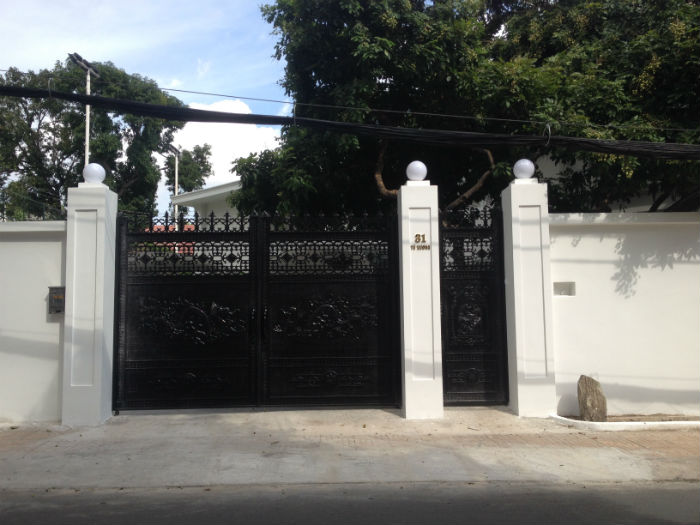 Công trình cổng hợp kim nhôm đúc quận 3