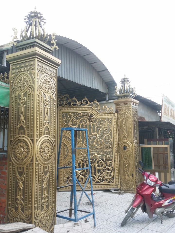 Công trình Cổng nhôm đúc hợp kim quận 9