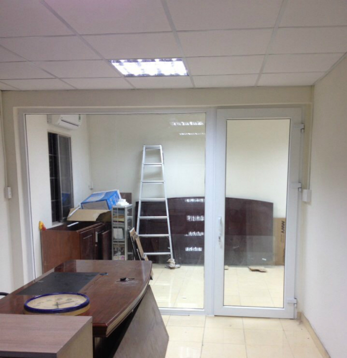 Công trình cửa nhựa uPVC lõi thép Quận 1