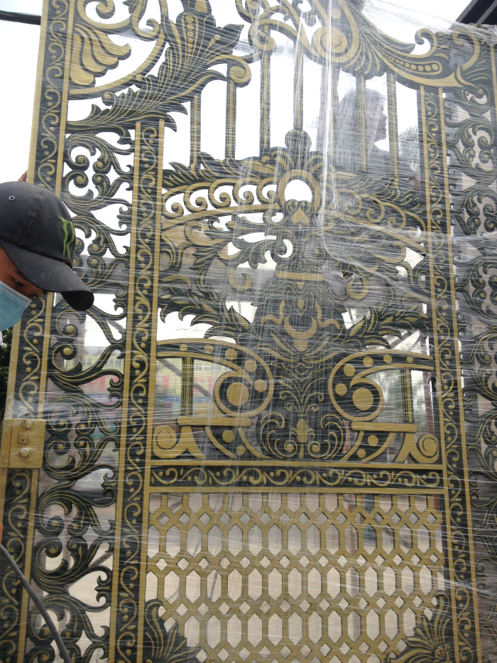 Công trình cổng nhôm đúc hợp kim Tây Ninh